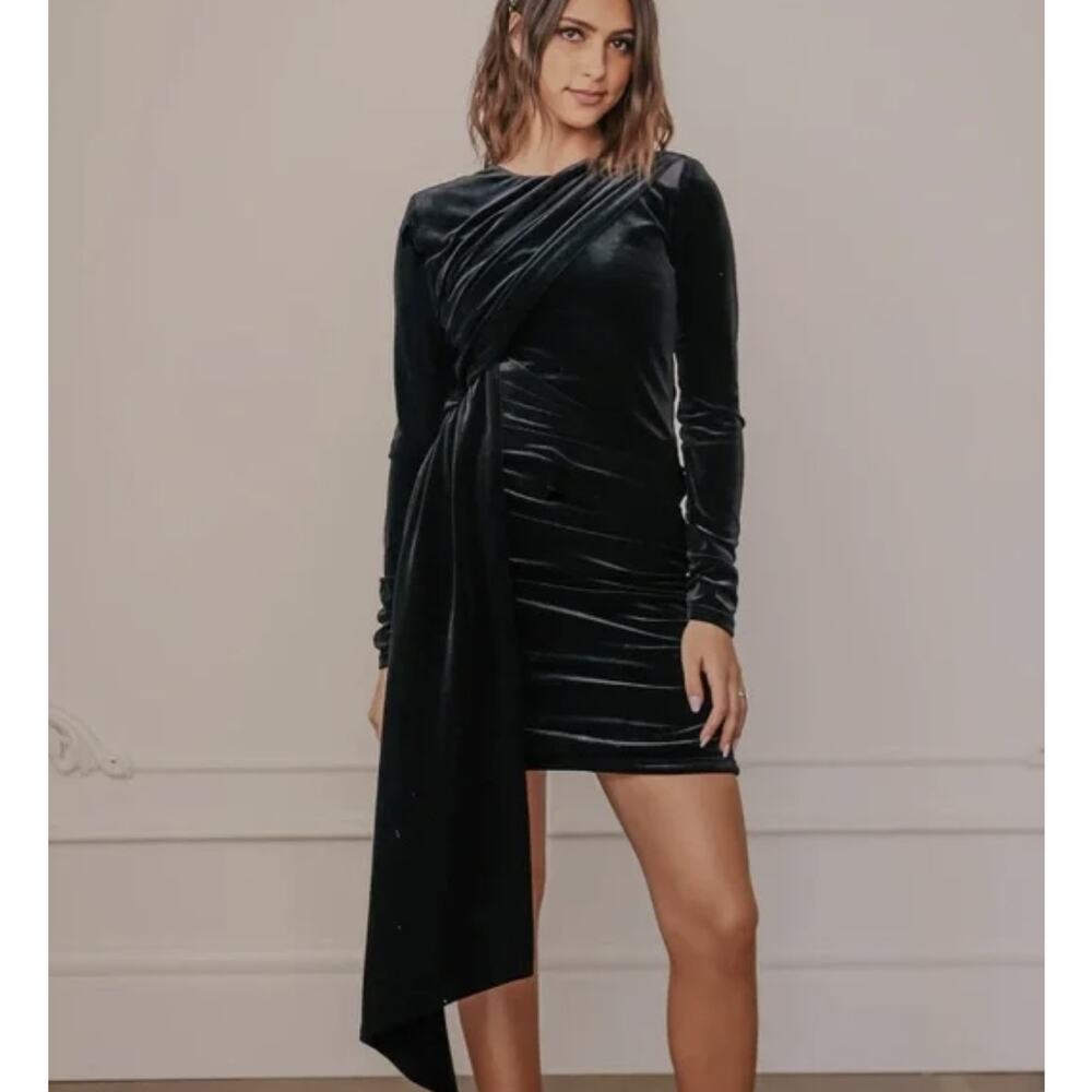 Jessakae Noor Velvet Mini Dress